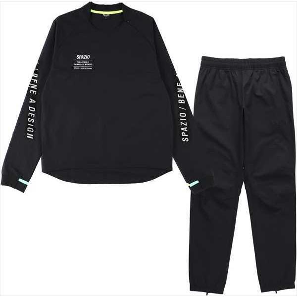 (代引不可)ＳＰＡＺＩＯ（スパッツィオ） GE0836-02 ピステジャージ ＧＥ−０８３６ ブラック フットサル