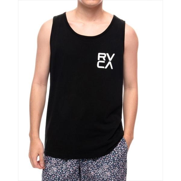 (代引不可)RVCA ルーカ  BB041351-BLK RVCA メンズ FORMING RVCA TANK タンクトップ【2021年春夏モデル】｜beethree