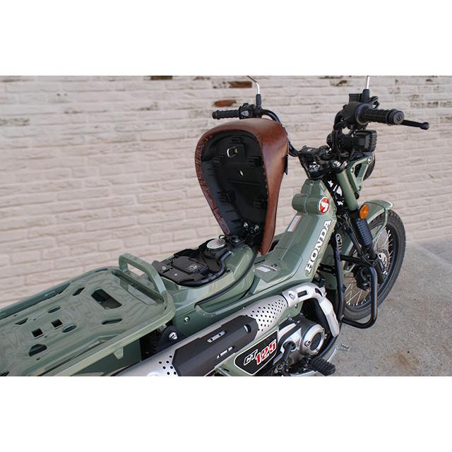 KEPSPEED製 ハンターカブCT125用 カスタムシングルシート ブラウン