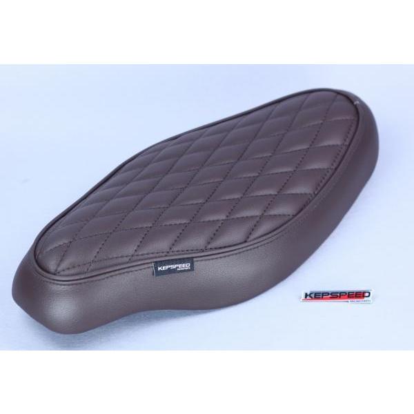 KEPSPEED製　スーパーカブ用カスタムシート　テールアップタイプ　ブラウン KEPSPEED製 スーパーカブ用カスタムシート テールアップタイプ