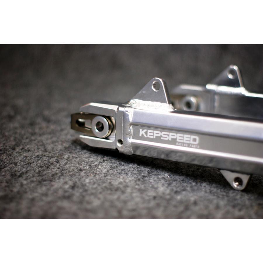KEPSPEED製 スーパーカブ用 アルミスイングアーム GF ＋10cm（アクスル