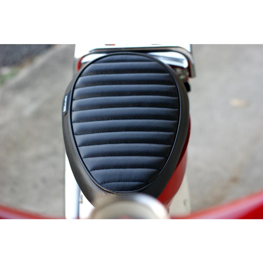 スーパーカブ用　タックロール　シングルシート　　KEPSPEED 黒 DSC00635.jpg