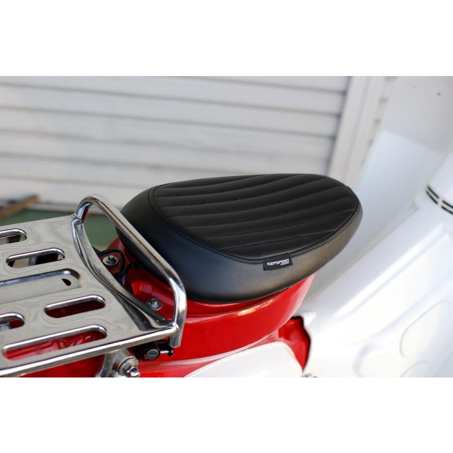KEPSPEED製 スーパーカブ用 カスタムローダウンシート 縦ライン