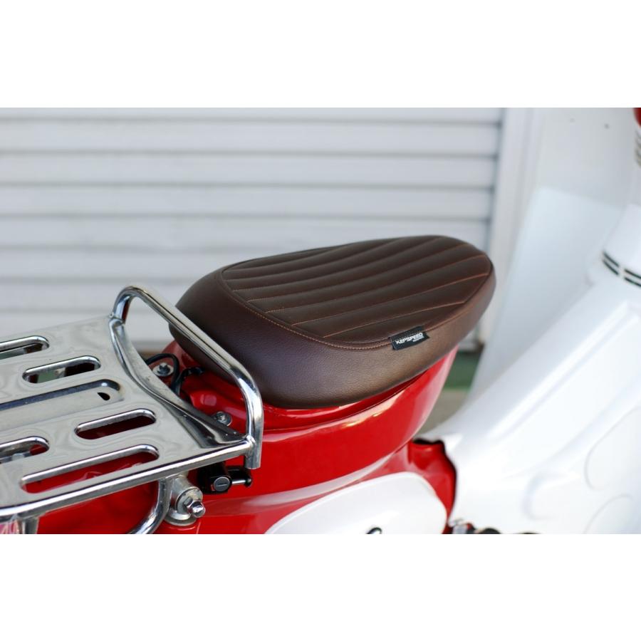 KEPSPEED製 スーパーカブ用 カスタムローダウンシート 縦ライン