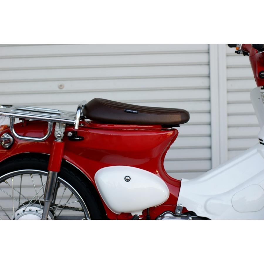 KEPSPEED製 スーパーカブ用 カスタムローダウンシート 縦ライン