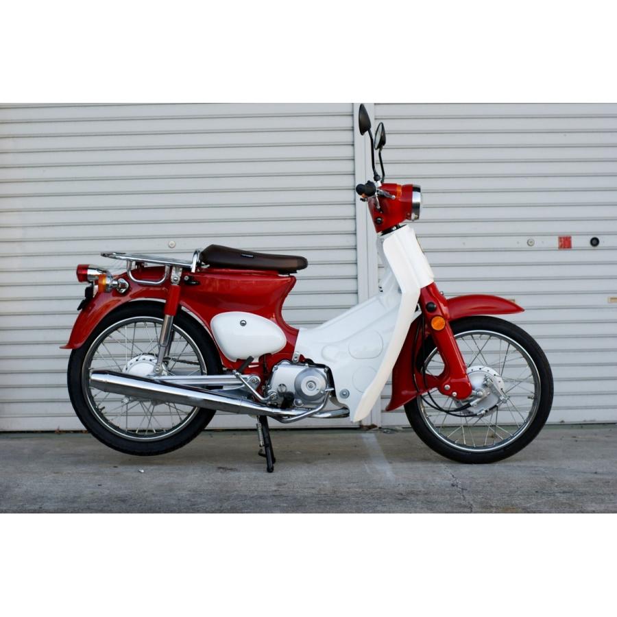 KEPSPEED製 スーパーカブ用 カスタムローダウンシート 縦ライン