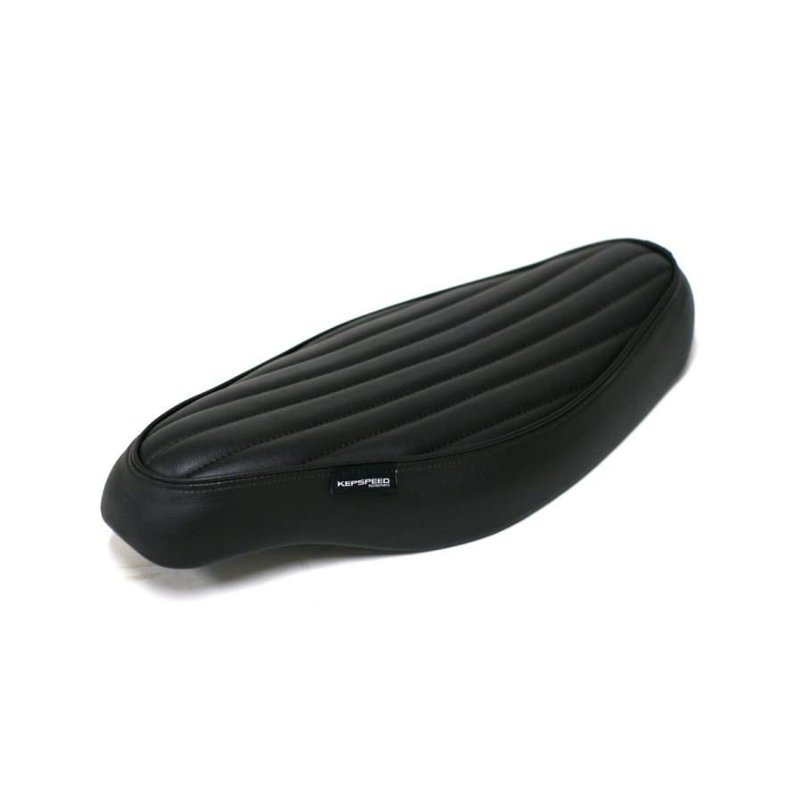KEPSPEED製 スーパーカブ用 縦ラインカスタムシート ブラック : ビート