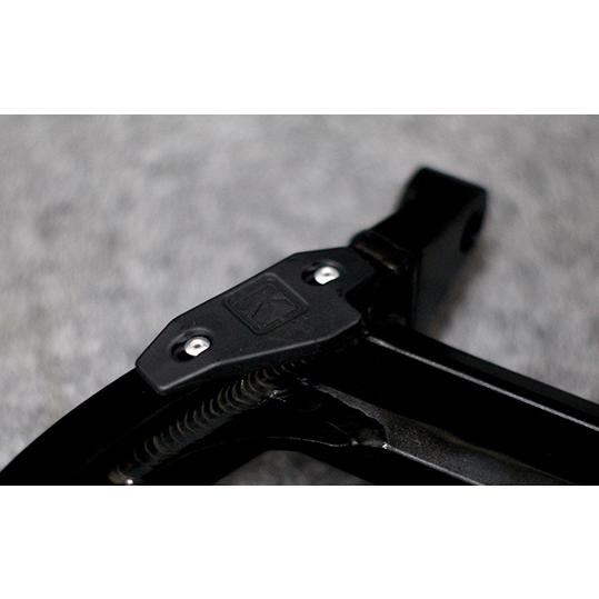 KEPSPEED製　モンキー用　5.5J 【WGF＋12cm】ワイドアルミスイングアーム ブラックアルマイト（スタビなし）_4