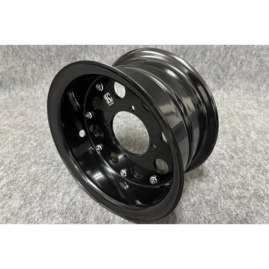 KEPSPEED モンキー用 8インチワイドアルミホイール 8穴磨き仕上げ KEPSPEED製 モンキー用 8インチワイドホイール（4.0J）ブラック