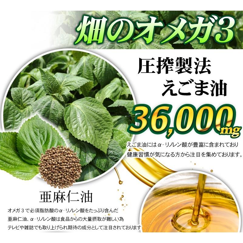えごま油 サプリメント DHA EPA α-リノレン酸 アマニ油 亜麻仁油 