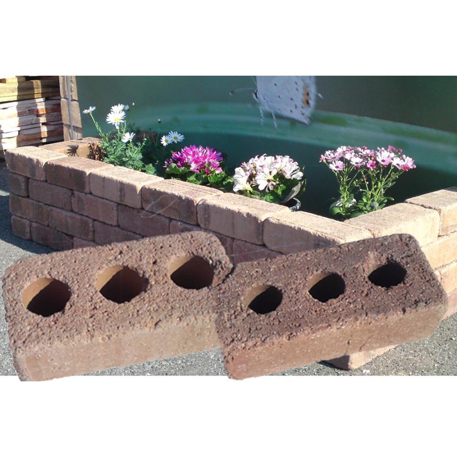 花壇やフェンスの積材に 穴あきレンガ 約210 100 H67 10個セット Mareshiakihon ビーバーオンラインショップ 通販 Yahoo ショッピング