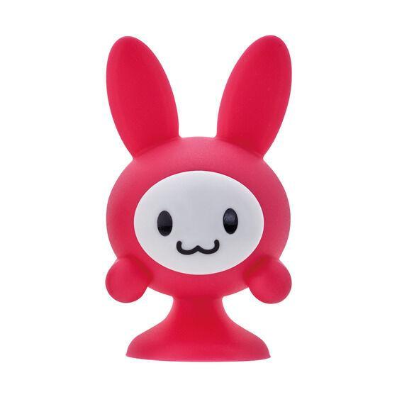 在庫処分 キューバイン ピタッとウサウォーカー ガチャの乗り物に！ 吸盤合体メカおもちゃ 無限パチパチ ストレス解消 お風呂や車の窓にピタッ 子供 児童館 | BANDAI | 01