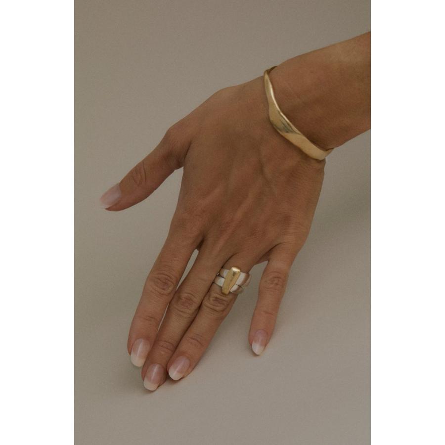 【Hernan Herdez】melted cuff bracelet 18k plated brass ブレスレット エルナンエルデス |  | 03