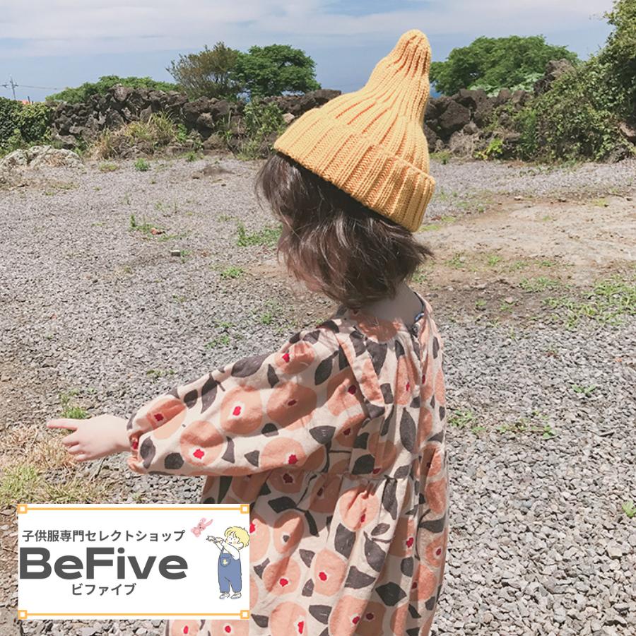 レトロ調 ノスタルジック ワンピース 長袖 春 秋 キッズ ジュニア