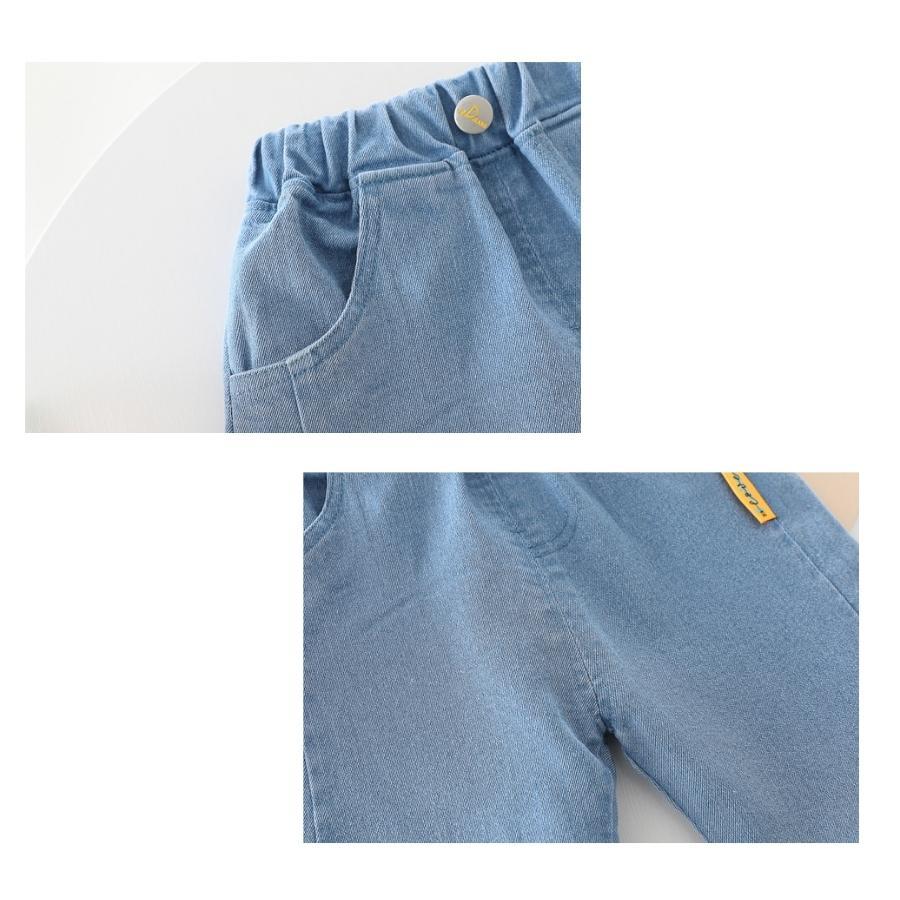 3点セット チェック柄 長袖ボタンシャツ デニムパンツ 長袖Tシャツ 上下セット ジーパン セットアップ 韓国子供服 男の子 | ブランド登録なし | 10