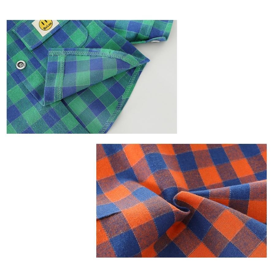 3点セット チェック柄 長袖ボタンシャツ デニムパンツ 長袖Tシャツ 上下セット ジーパン セットアップ 韓国子供服 男の子 | ブランド登録なし | 05