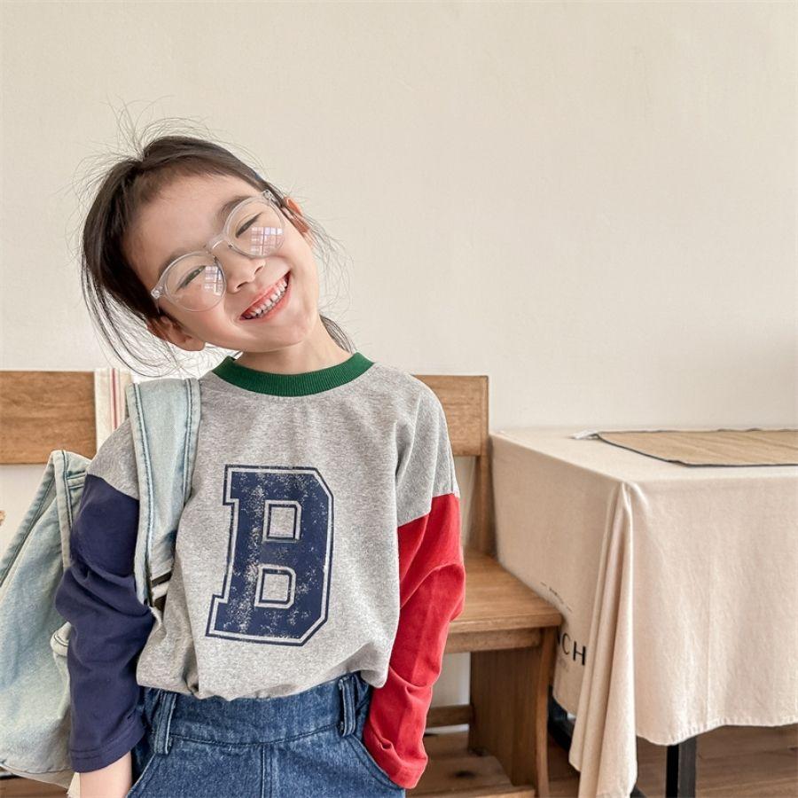 ビッグロゴ カラフル 長袖 Tシャツ キッズ 綿 男の子 女の子 韓国子供服 部屋着 可愛い 春夏秋冬 80cm 90cm 100cm 110cm 120cm 130cm |  | 10
