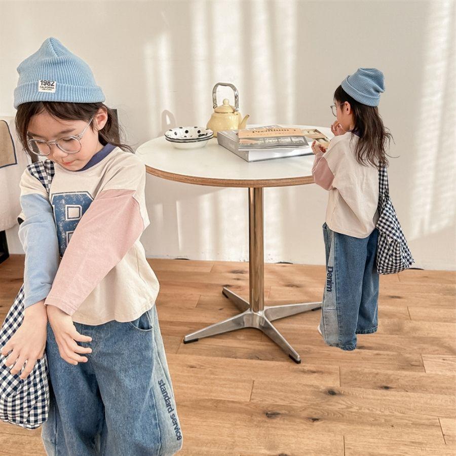 ビッグロゴ カラフル 長袖 Tシャツ キッズ 綿 男の子 女の子 韓国子供服 部屋着 可愛い 春夏秋冬 80cm 90cm 100cm 110cm 120cm 130cm |  | 11