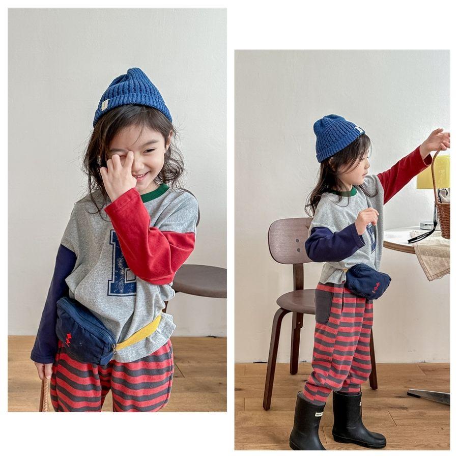 ビッグロゴ カラフル 長袖 Tシャツ キッズ 綿 男の子 女の子 韓国子供服 部屋着 可愛い 春夏秋冬 80cm 90cm 100cm 110cm 120cm 130cm |  | 05