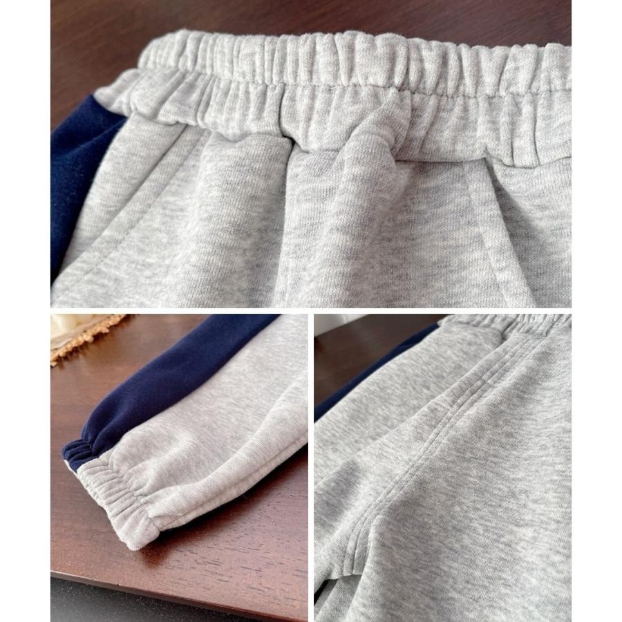 キッズ 長袖 トレーナー セットアップ スポーティ ビッグロゴ 上下セット 男の子 女の子 春 秋 冬 ベビー服 スエット 韓国 子供服 80cm 90cm 100cm 110cm 120cm |  | 05