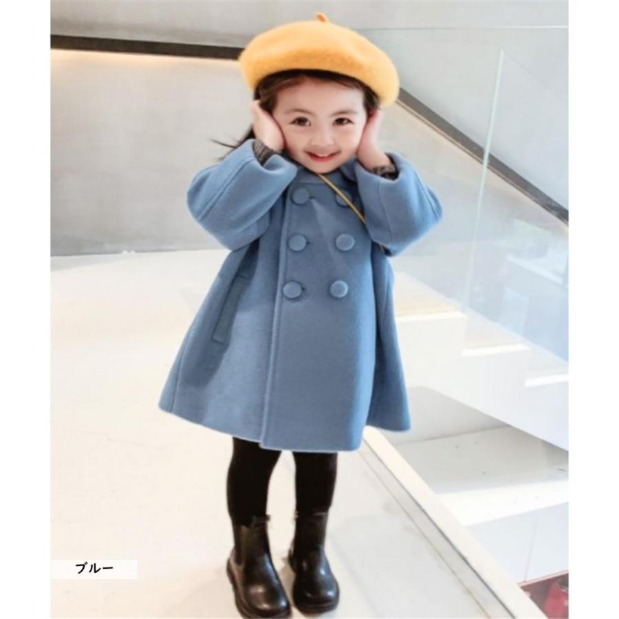 キッズ 女の子 ウールコート ミドル丈 キルティング ダブルブレスト アウター フォーマル お出かけ 冬服 秋冬 韓国 子供服 90cm 100cm 110cm 120cm 130cm 140cm |  | 05