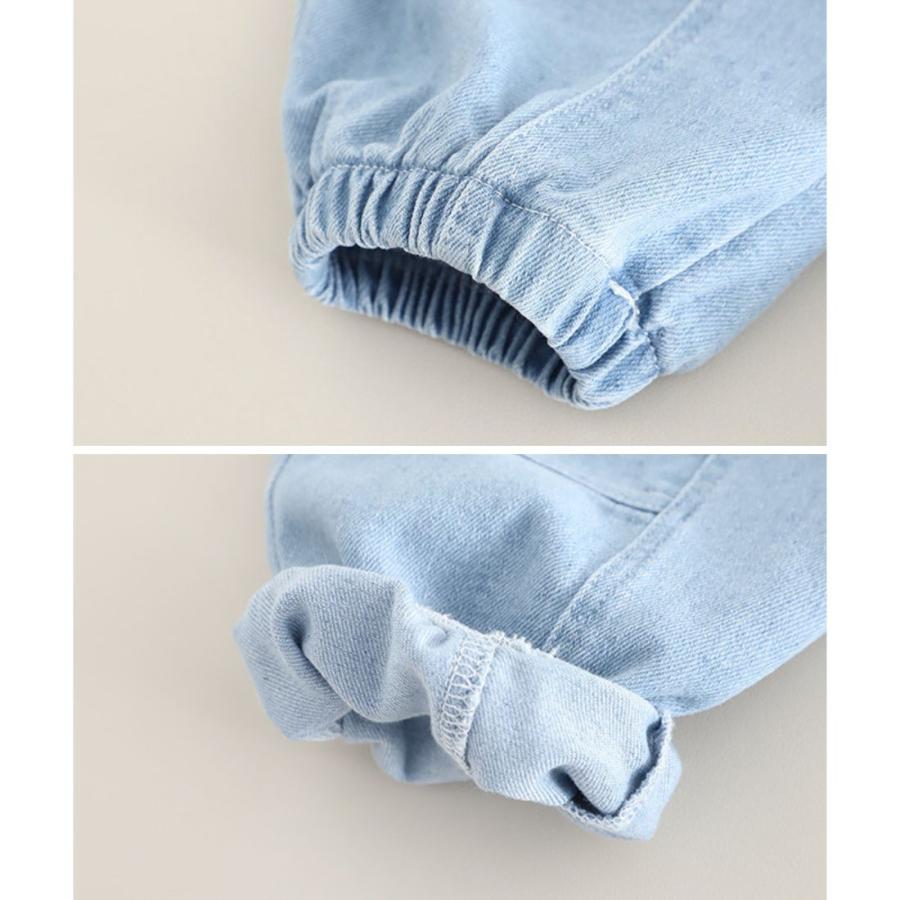 デニム 3点 セットアップ 襟付き 長袖シャツ ロンT デニムパンツ ジョガー 上下セット キッズ ベビー服 男の子 ボーイズ 春 秋 韓国子供服 |  | 09