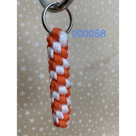 パラコード キーホルダー ホワイト オレンジ色 Ke1 うぉ くる 通販 Yahoo ショッピング