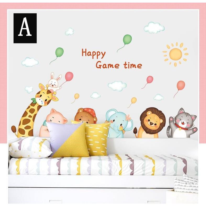 ウォールステッカー 可愛い 動物 壁飾り インテリア ステッカー パーティー飾り 壁の装飾 はがせる インテリアシール 北欧 子供部屋 幼稚園 Cdyzsgj022 イーリス 通販 Yahoo ショッピング