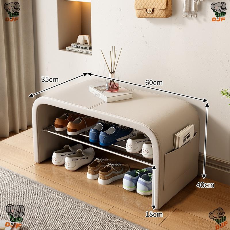 玄関ベンチ 収納ベンチ スツール 収納 便利な収納 スリム 履き替えベンチ オープンストレージ 椅子 コンパクト ベンチ 収納 お手入れ簡単 下駄箱 靴箱 | ブランド登録なし | 09