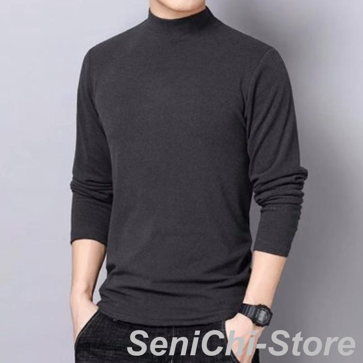 【3枚セット】あったかインナー 暖かい Tシャツ カジュアル ハイネック 保温 【3枚セット】あったかインナー 長袖 通勤 トップス 防寒 メンズ 発 |  | 02