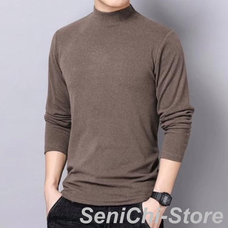 【3枚セット】あったかインナー 暖かい Tシャツ カジュアル ハイネック 保温 【3枚セット】あったかインナー 長袖 通勤 トップス 防寒 メンズ 発 |  | 03