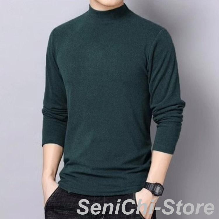 【3枚セット】あったかインナー 暖かい Tシャツ カジュアル ハイネック 保温 【3枚セット】あったかインナー 長袖 通勤 トップス 防寒 メンズ 発 |  | 04