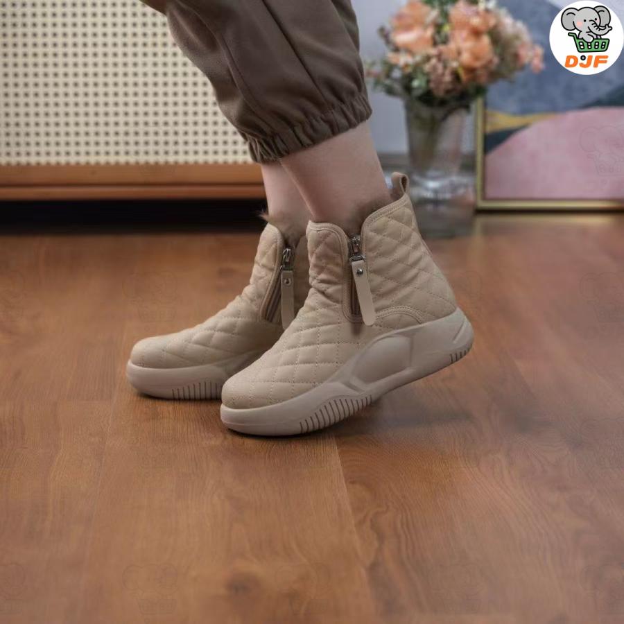 スノーシューズ ブーツ レディース 防滑 防水 防寒 スノーブーツ ショート スニーカー 雪靴 アウトドア 通勤用 冬用 サイドファスナー サイドジッパーブーツ |  | 04