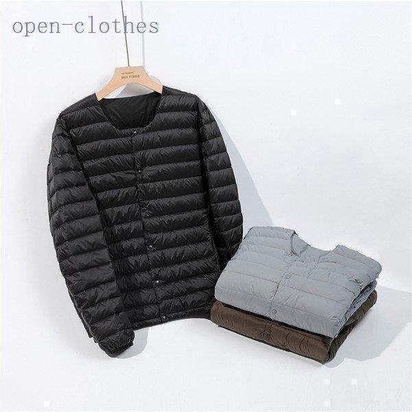 【タイムセールダウンジャケット メンズ インナー ジャケット ビジネス 軽量 ライトアウター ブルゾン カーディガン オフィス 防寒 冬 薄手 大きいサイズ 暖かい |  | 13