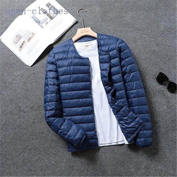 【タイムセールダウンジャケット メンズ インナー ジャケット ビジネス 軽量 ライトアウター ブルゾン カーディガン オフィス 防寒 冬 薄手 大きいサイズ 暖かい |  | 04