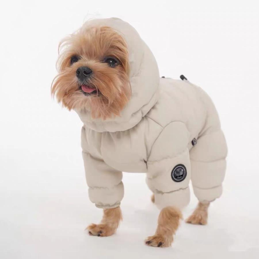 犬服 犬 服 暖かい 中綿 コート 保温 あったか 防寒 ドッグウェア 秋 冬 ペット服 可愛い 秋冬 ハーネス一体型 ダウン お |  | 03