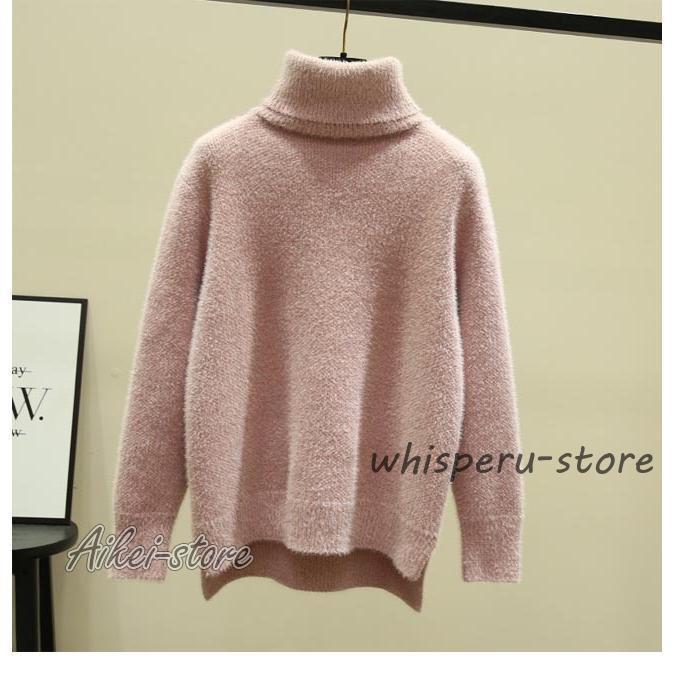 ニットセーター タートルネック レディース ニット 厚手 モコモコ セーター ハイネック ニットセーター 通勤 無地 ニットトップス シンプル |  | 10