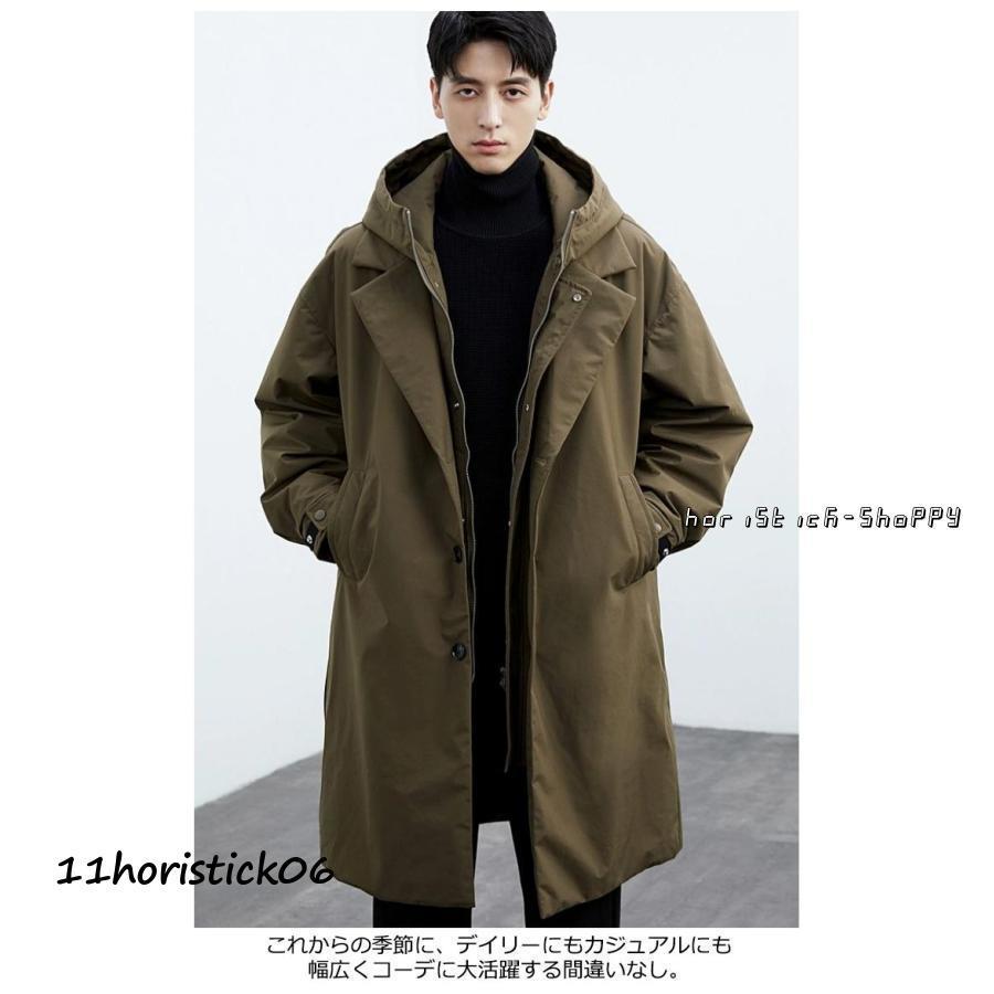 モッズコート メンズ 中綿コート ミリタリーコート 中綿入り 厚手 防寒 保温 秋 冬 ロングコート 薄手 春 ロング丈 アウター ゆったり 大きいサ |  | 11
