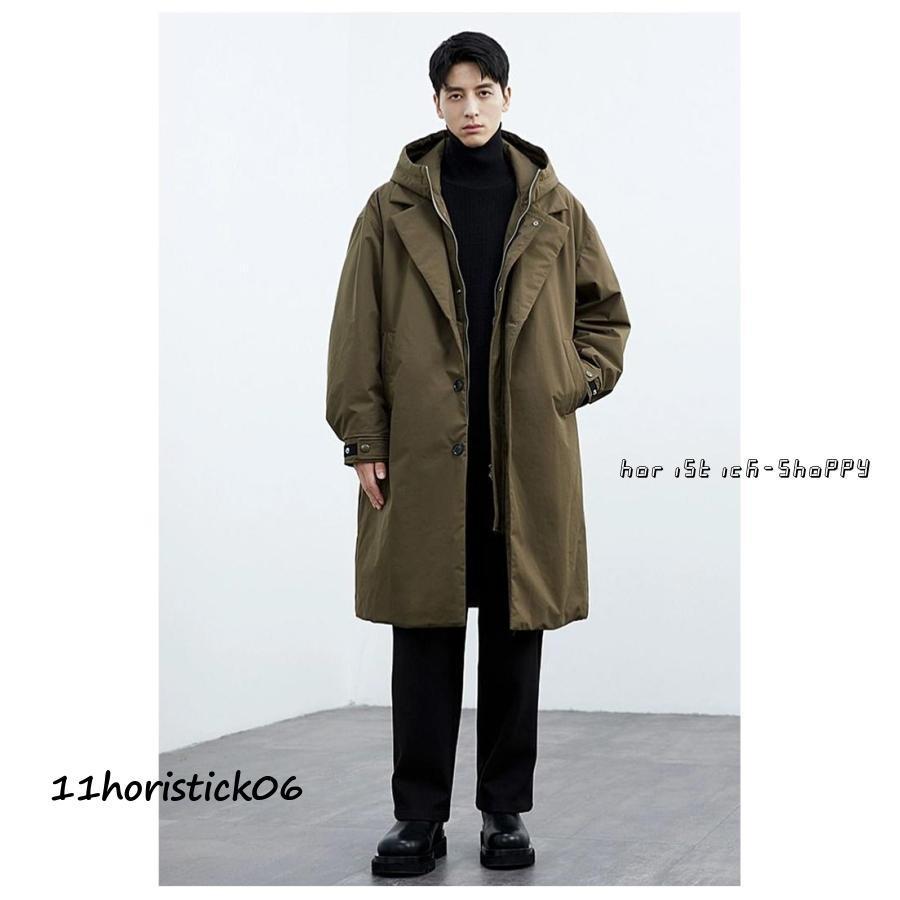 モッズコート メンズ 中綿コート ミリタリーコート 中綿入り 厚手 防寒 保温 秋 冬 ロングコート 薄手 春 ロング丈 アウター ゆったり 大きいサ |  | 16