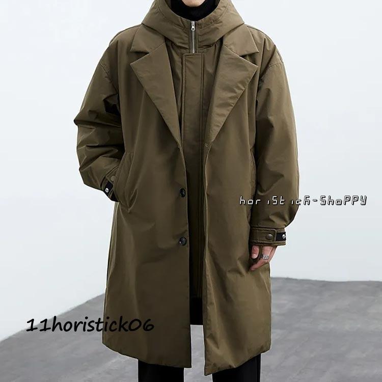 モッズコート メンズ 中綿コート ミリタリーコート 中綿入り 厚手 防寒 保温 秋 冬 ロングコート 薄手 春 ロング丈 アウター ゆったり 大きいサ |  | 03