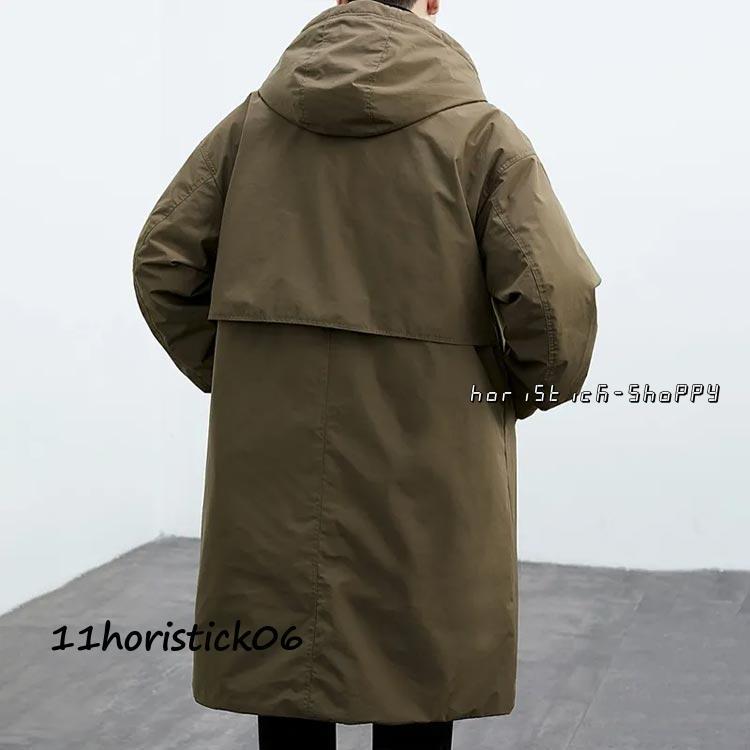 モッズコート メンズ 中綿コート ミリタリーコート 中綿入り 厚手 防寒 保温 秋 冬 ロングコート 薄手 春 ロング丈 アウター ゆったり 大きいサ |  | 04