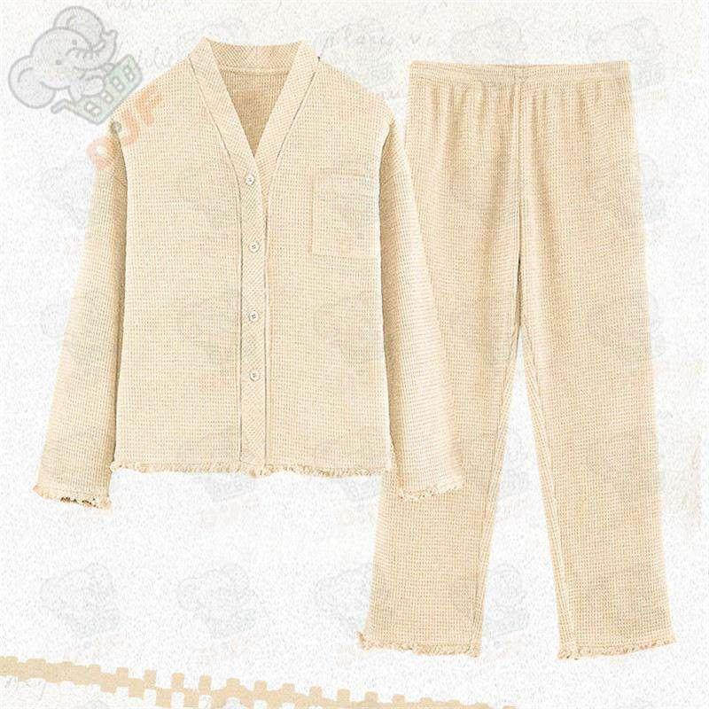 パジャマ レディース 綿 春 夏 肌触り ルームウエア 部屋着 前開きパジャマ 前開き 長袖 秋冬 ナイトウエア Vネック コンフォート 肌触り 長袖パジャマ 入院 |  | 09