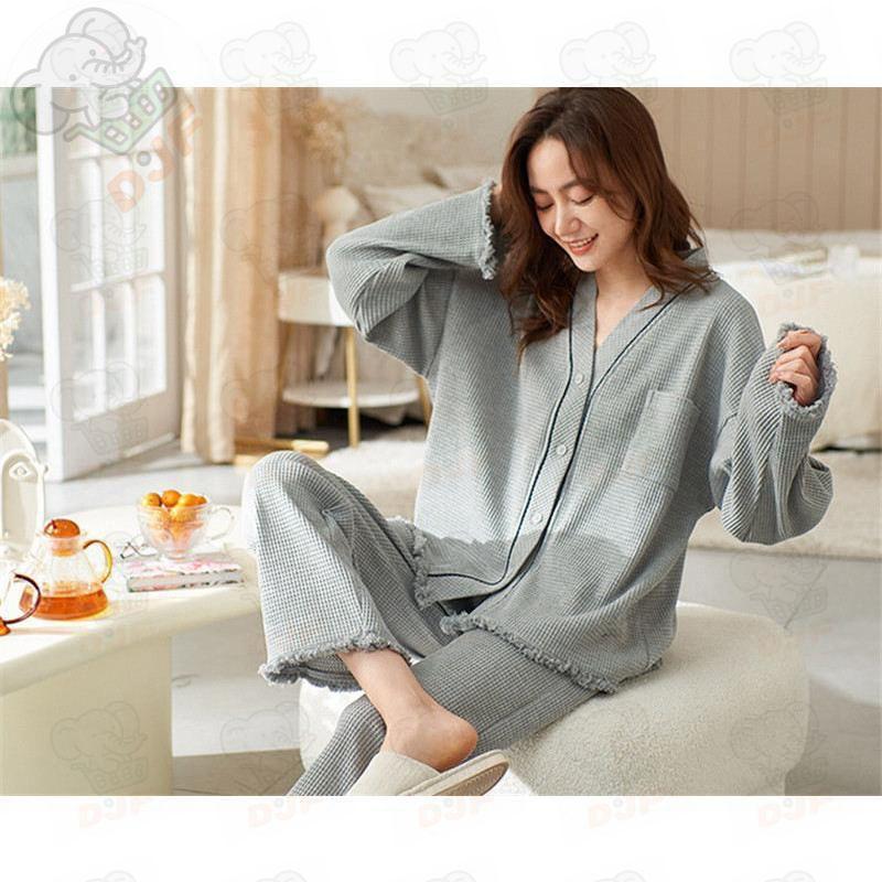 パジャマ レディース 綿 春 夏 肌触り ルームウエア 部屋着 前開きパジャマ 前開き 長袖 秋冬 ナイトウエア Vネック コンフォート 肌触り 長袖パジャマ 入院 |  | 12
