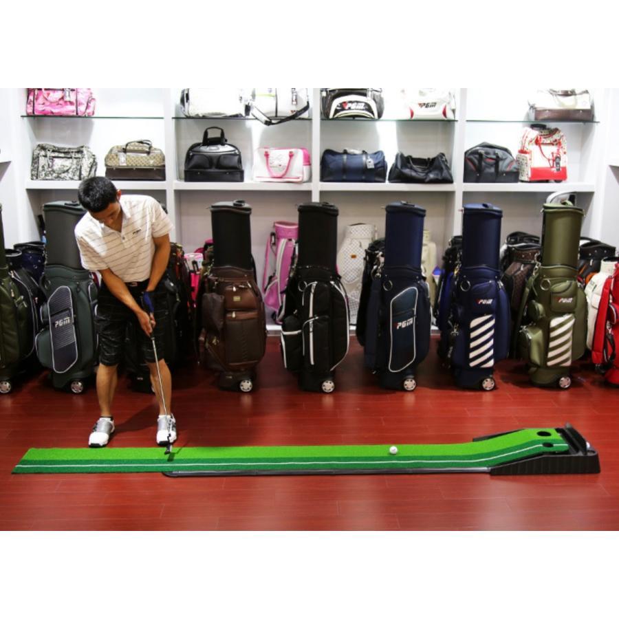 パター練習器具 ゴルフ パッティングマット パターマット ゴルフ練習 パター練習 自動返球機能 高品質人工芝 パター技術向上 折り畳み コンパクト収納 ミラー付 |  | 13