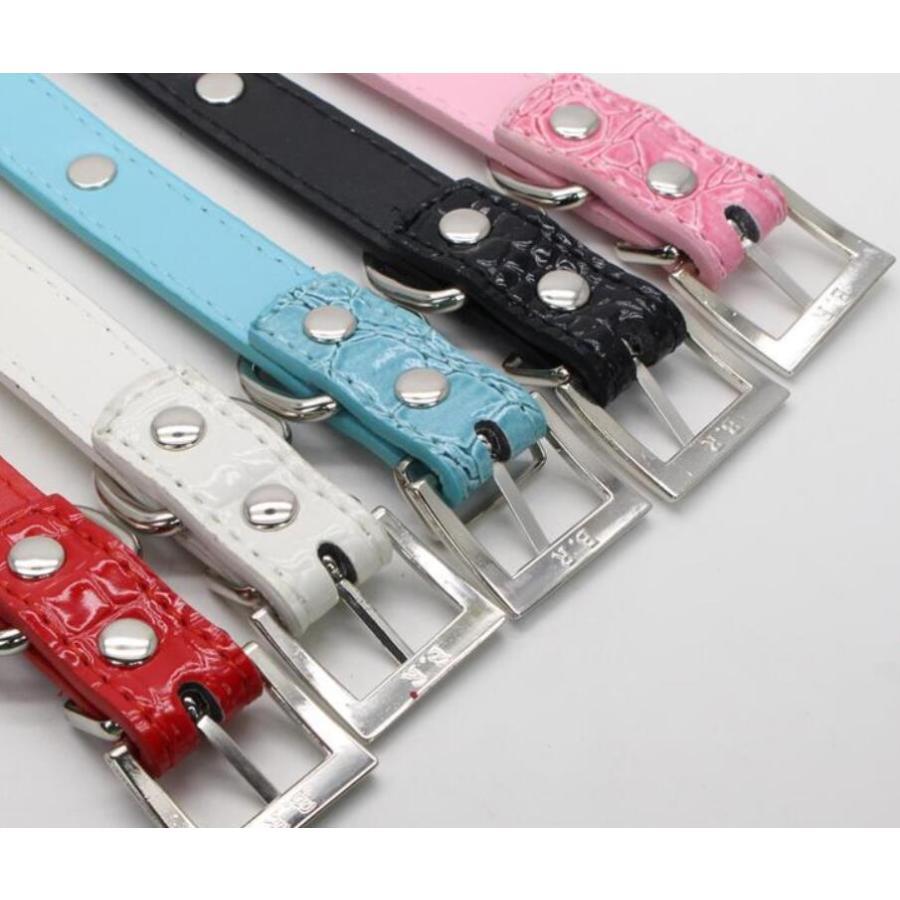 犬用首輪 リード 単品 ペット用品 レザー調 フェイクレザー 散歩紐 骨型 ボーン ベルト 調節可能 犬用品 ペットグッズ シンプル 可愛い かわいい |  | 06