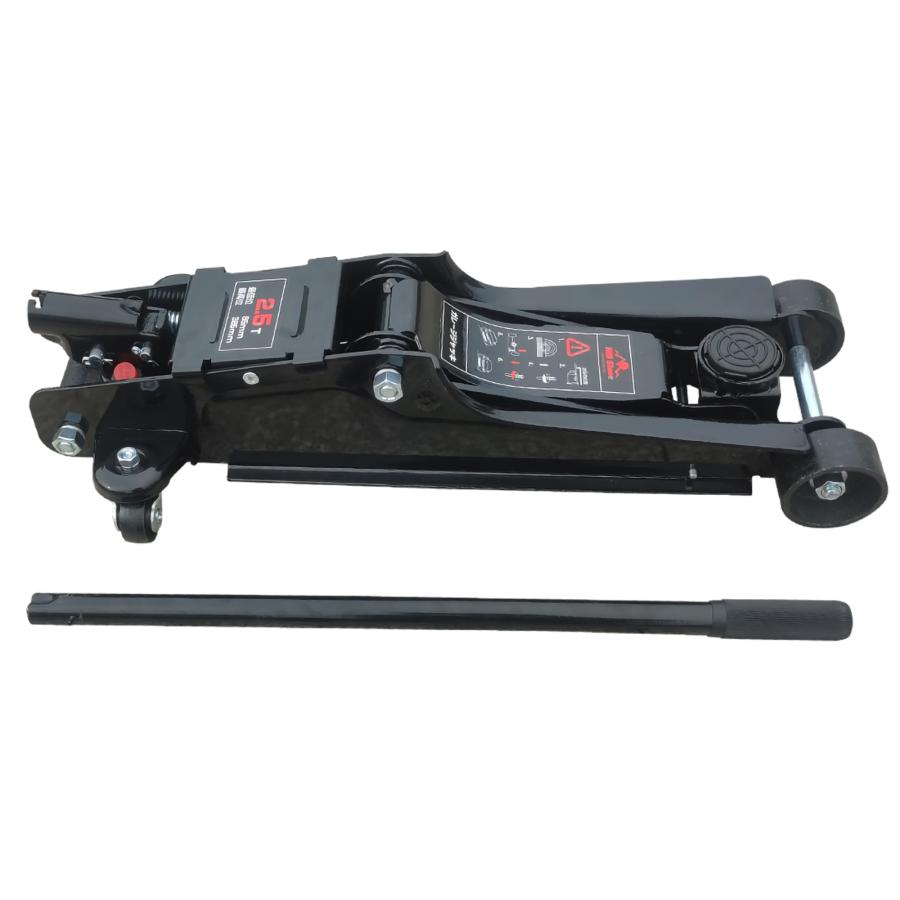 油圧 ジャッキアップ タイヤ交換 ガレージジャッキ フロアジャッキ 2.5t 油圧 低床 ポンプ式 最低位85mm 車用品 メンテナンス DIY ローダウン e122 | 