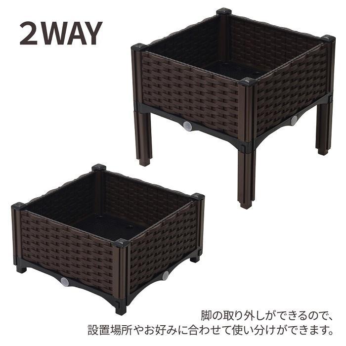 プランター 大型 長方形 プランターボックス 屋外 5連結 脚付き ガーデンボックス プランタースタンド ベランダ プランター ガーデニング |  | 01