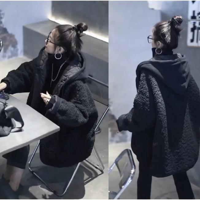 コート フード レディース 秋冬 アウター ロングコート ツイード 大きいサイズ ブルゾン 羽織 防寒 厚手 暖かい ゆったり 体型カーバー 冬コート ポケット付き | 