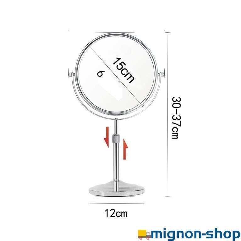 卓上ミラー 裏面 メイク用 6インチ 7インチ 8インチ 卓上 両面 10倍拡大鏡 3倍 スタンドミラー ショップ 両面鏡 高さ 卓上鏡 メイクアップ |  | 18