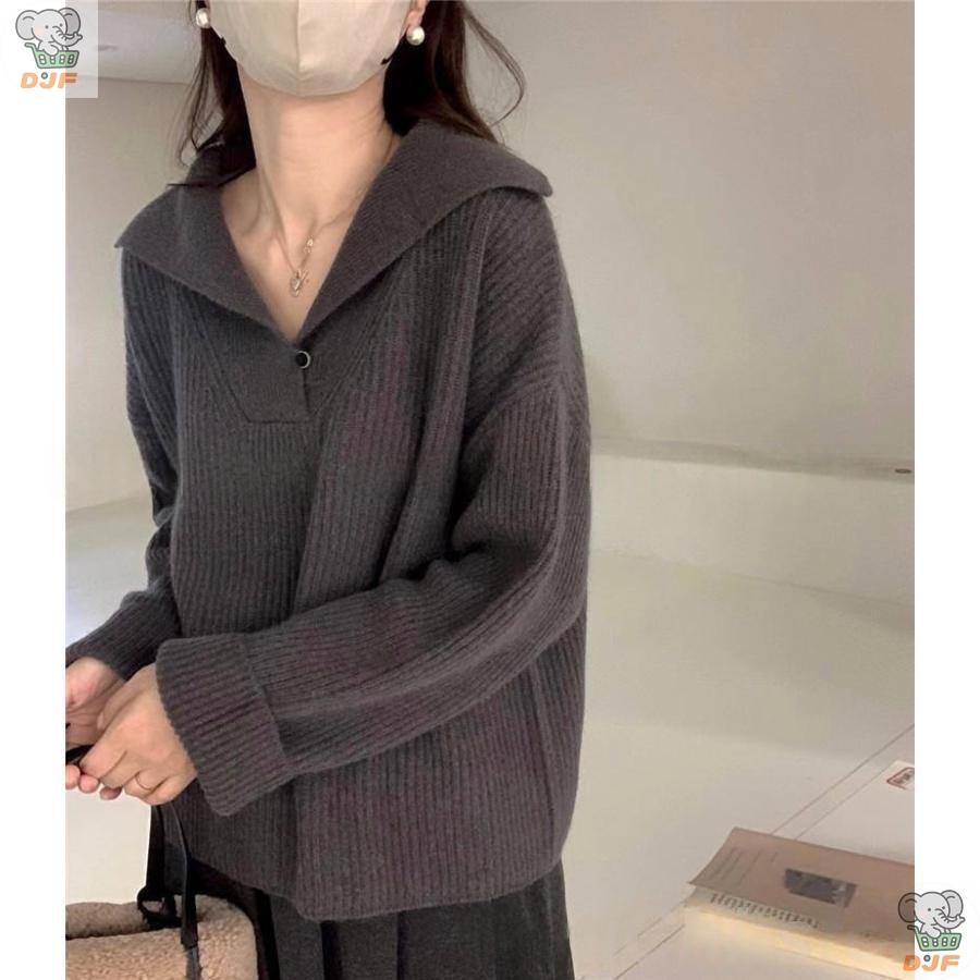 【人気商品】ニット レディース セーター ニットセーター 長袖 秋冬 vネック カットソー プルオーバー ゆったり ス 暖かい 大人 着痩せ 新品 50代 |  | 03